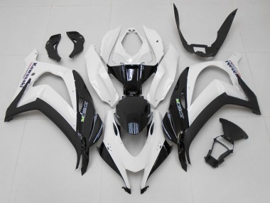Branco Preto Carenagem Moto Kawasaki ZX10R 2016-2019