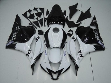 Branco Preto Carroçaria Moto Honda CBR 600RR 2009-2012