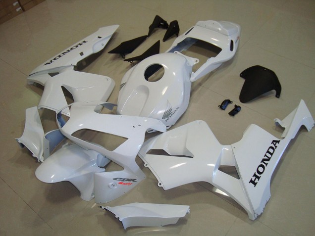 Branco Preto Decalque Carenagem Moto Honda CBR 600RR 2003-2004 Branco Preto Decalque Carenagem Moto Honda CBR 600RR 2003-2004