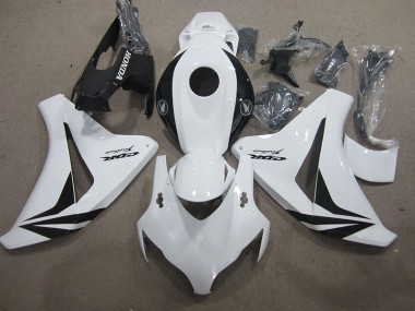Branco Preto Fireblade Carenagem Moto Honda CBR 1000RR 2008-2011