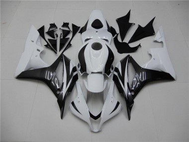 Branco Preto Kit Carenagem Moto Honda CBR 600RR 2009-2012