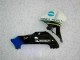 Branco Preto Kit Completo Carenagem Moto Honda CBR 600RR 2003-2004 Branco Preto Kit Completo Carenagem Moto Honda CBR 600RR 2003-2004