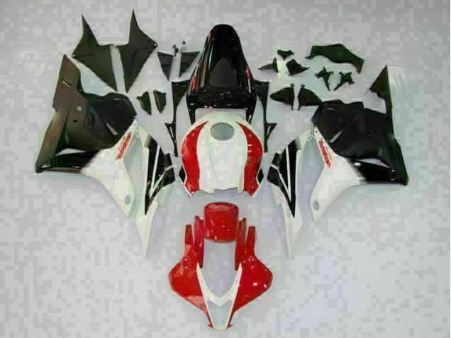Branco Preto Vermelho Carenagem Moto Honda CBR 600RR 2009-2012