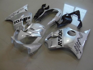 Branco Repsol Carenagem Moto Honda CBR 600 F4i 2004-2007