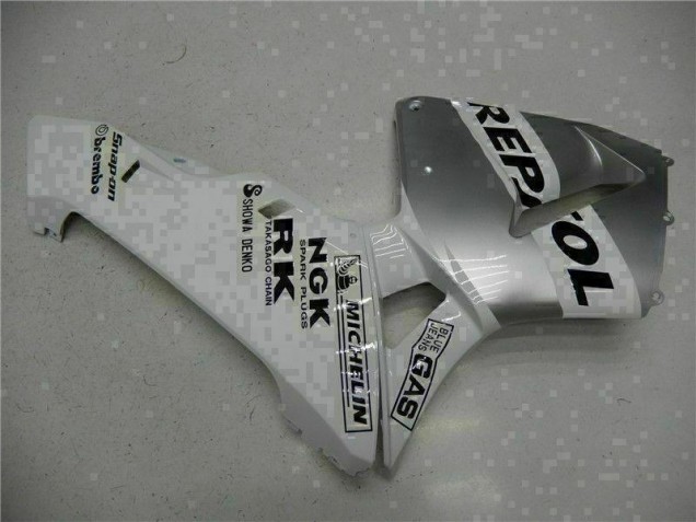 Branco Repsol Injeção Kit Carenagem Honda CBR 600RR 2003-2004 Branco Repsol Injeção Kit Carenagem Honda CBR 600RR 2003-2004