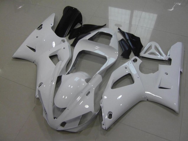 Branco Sem Decalques Carenagem Moto Yamaha R1 2000-2001 Branco Sem Decalques Carenagem Moto Yamaha R1 2000-2001