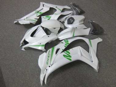 Branco Verde Carenagem Moto Kawasaki ZX12R 2000-2001
