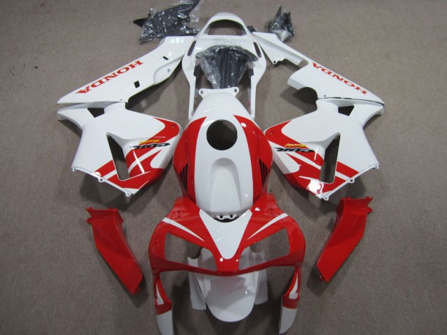 Branco Vermelho Carenagem Moto Honda CBR 600RR 2003-2004 Branco Vermelho Carenagem Moto Honda CBR 600RR 2003-2004