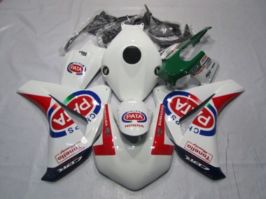 Branco Vermelho PATA Carenagem Moto Honda CBR 1000RR 2008-2011
