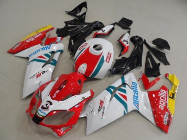 Branco Vermelho Verde Carenagem Moto Aprilia RS4 50 125 2011-2018