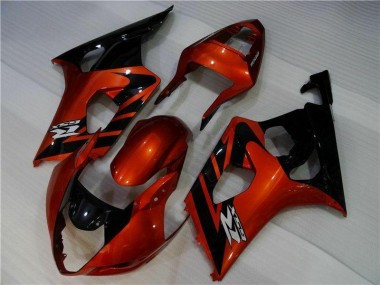 Castanho Preto Injeção Kit Carenagem Suzuki GSXR 1000 K3 2003-2004