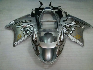Chama Prata Cinzento Carenagem Moto Honda CBR 1100 XX 1996-2007