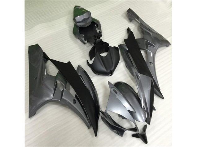 Cinzento Preto Moto Plásticos Yamaha R6 2006-2007 Cinzento Preto Moto Plásticos Yamaha R6 2006-2007