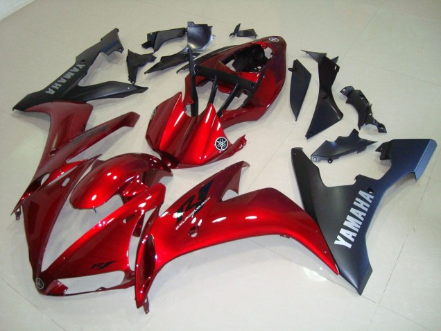 Deep Vermelho Carenagem Moto Yamaha R1 2004-2006 Deep Vermelho Carenagem Moto Yamaha R1 2004-2006