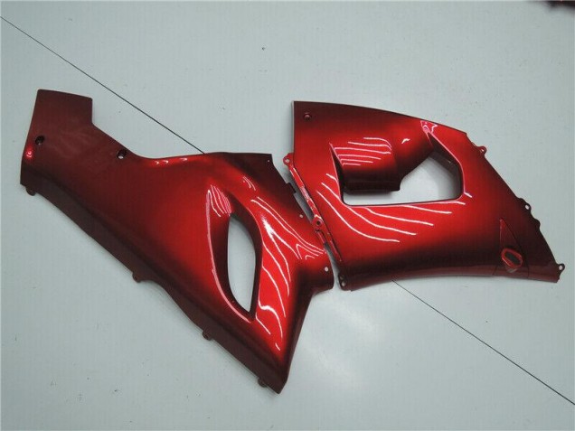 Doce Vermelho Carenagem Moto Kawasaki ZX6R 2005-2006 Doce Vermelho Carenagem Moto Kawasaki ZX6R 2005-2006