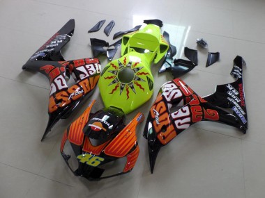Fluro Rossi Carenagem Moto Honda CBR 1000RR 2006-2007