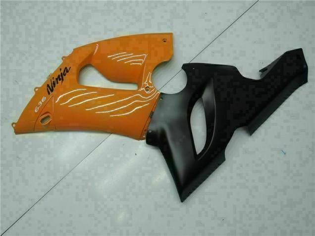 Laranja Kits Completo Carenagem Moto Kawasaki ZX6R 2007-2008 Laranja Kits Completo Carenagem Moto Kawasaki ZX6R 2007-2008