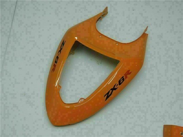 Laranja Kits Completo Carenagem Moto Kawasaki ZX6R 2007-2008 Laranja Kits Completo Carenagem Moto Kawasaki ZX6R 2007-2008