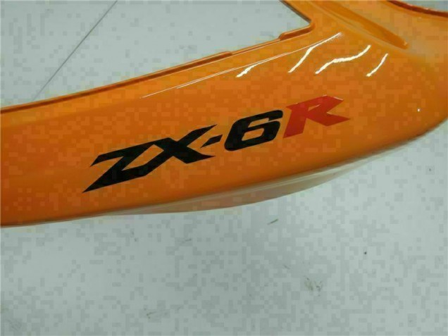Laranja Kits Completo Carenagem Moto Kawasaki ZX6R 2007-2008 Laranja Kits Completo Carenagem Moto Kawasaki ZX6R 2007-2008