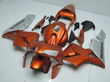 Laranja Prata Carenagem Moto Honda CBR 600RR 2003-2004