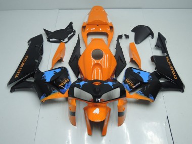 Laranja Preto Abs Kit Carenagem & Plásticos Moto Honda CBR 600RR 2005-2006
