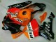 Laranja Repsol Carenagem Moto Honda CBR 600RR 2003-2004 Laranja Repsol Carenagem Moto Honda CBR 600RR 2003-2004