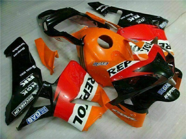 Laranja Repsol Carenagem Moto Honda CBR 600RR 2003-2004 Laranja Repsol Carenagem Moto Honda CBR 600RR 2003-2004