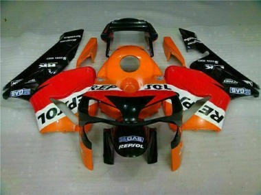 Laranja Repsol Carenagem Moto Honda CBR 600RR 2003-2004