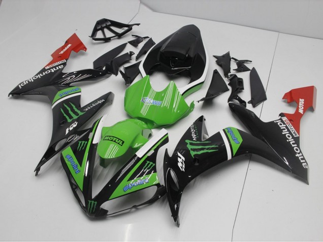 Monster Verde Carenagem Moto Yamaha R1 2004-2006 Monster Verde Carenagem Moto Yamaha R1 2004-2006