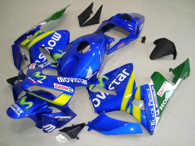 Movistar Kits Carenagem Moto Honda CBR 600RR 2003-2004 Movistar Kits Carenagem Moto Honda CBR 600RR 2003-2004