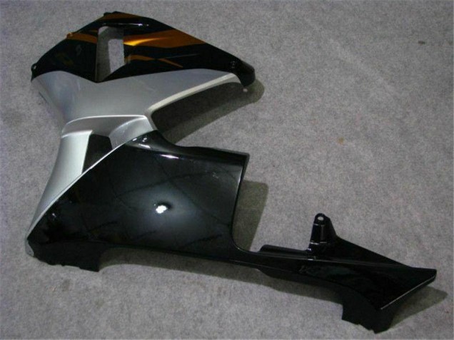 Ouro Prata Preto Carenagem Moto Honda CBR 600RR 2003-2004 Ouro Prata Preto Carenagem Moto Honda CBR 600RR 2003-2004