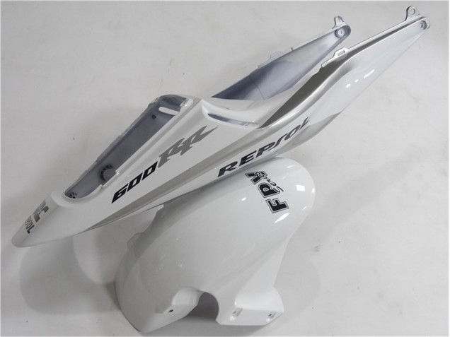 Prata Branco Preto Repsol Carenagem Moto Honda CBR 600RR 2003-2004 Prata Branco Preto Repsol Carenagem Moto Honda CBR 600RR 2003-2004