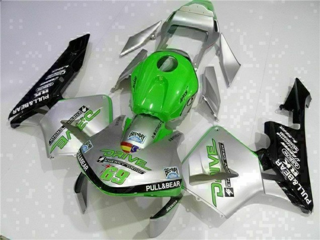 Prata Carenagem Moto Honda CBR 600RR 2003-2004