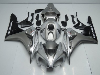 Prata Cinzento Carenagem Moto Honda CBR 1000RR 2006-2007