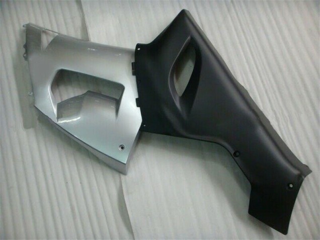 Prata Preto Carenagem Moto Kawasaki ZX6R 2005-2006 Prata Preto Carenagem Moto Kawasaki ZX6R 2005-2006