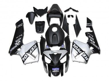 Prata Repsol Preto Carenagem Moto Honda CBR 600RR 2005-2006