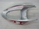 Prata Vermelho Chamas Carenagem Moto Kawasaki ZX6R 2005-2006 Prata Vermelho Chamas Carenagem Moto Kawasaki ZX6R 2005-2006