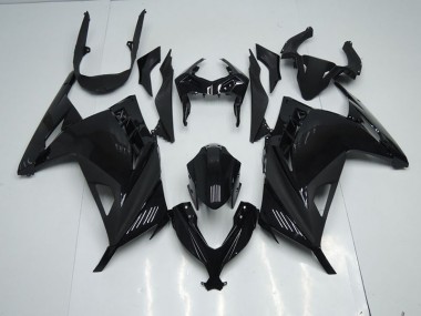 Preto Abs Carenagem Moto Kawasaki ZX 300R 2013-2016