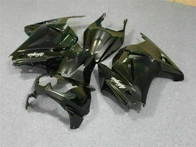 Preto Abs Kit Completos Carenagem Moto Kawasaki EX250 2008-2012 Preto Abs Kit Completos Carenagem Moto Kawasaki EX250 2008-2012