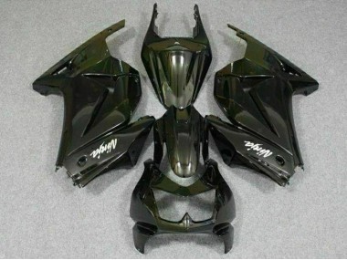 Preto Abs Kit Completos Carenagem Moto Kawasaki EX250 2008-2012