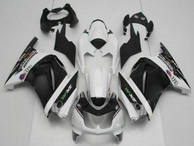 Preto Abs Motocicleta Plásticos Kawasaki EX250 2008-2012