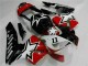 Preto Branco 11 Carenagem Moto Honda CBR 600RR 2003-2004 Preto Branco 11 Carenagem Moto Honda CBR 600RR 2003-2004