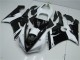Preto Branco Carenagem & Plástico Moto Kawasaki ZX6R 2005-2006 Preto Branco Carenagem & Plástico Moto Kawasaki ZX6R 2005-2006