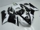 Preto Branco Carenagem & Plástico Moto Kawasaki ZX6R 2005-2006 Preto Branco Carenagem & Plástico Moto Kawasaki ZX6R 2005-2006
