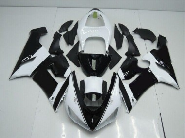 Preto Branco Carenagem & Plástico Moto Kawasaki ZX6R 2005-2006