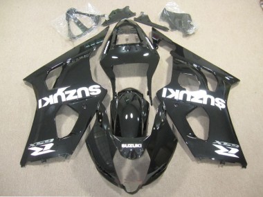 Preto Branco Decalque Carenagem Moto Suzuki GSXR 1000 K3 2003-2004