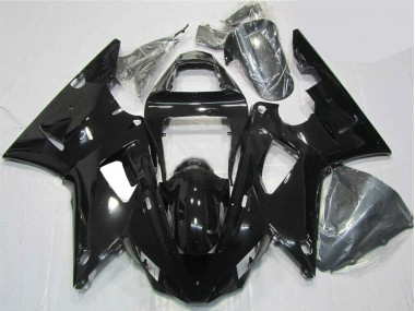 Preto Brilhante Carenagem Moto Yamaha R1 2000-2001
