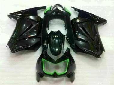 Preto Carenagem Moto & Plástico Moto Kawasaki EX250 2008-2012