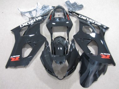 Preto Carenagem Moto Suzuki GSXR 1000 K3 2003-2004