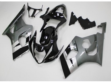 Preto Cinzento Carenagem Moto Suzuki GSXR 1000 K3 2003-2004
